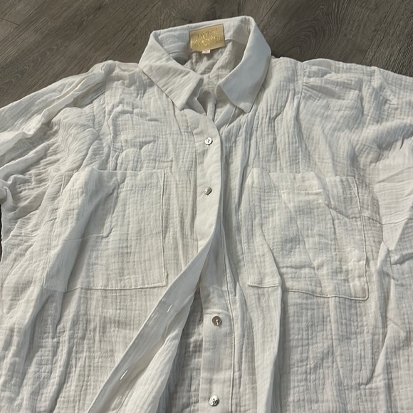 Judith March White Beach Bride Top - Picture 6 of 12